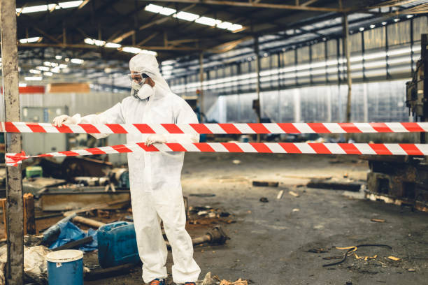 Professional Odor Removal technician working in Greentown, IN